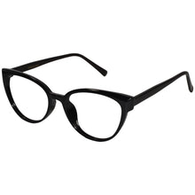 Glossy Black Cat-eye Eyeglasses For Women