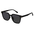 Best sunglasses for men featuring a Glossy Black Square Men Sunglasses, durable hinges, and 100% UV protection for outdoor activities.