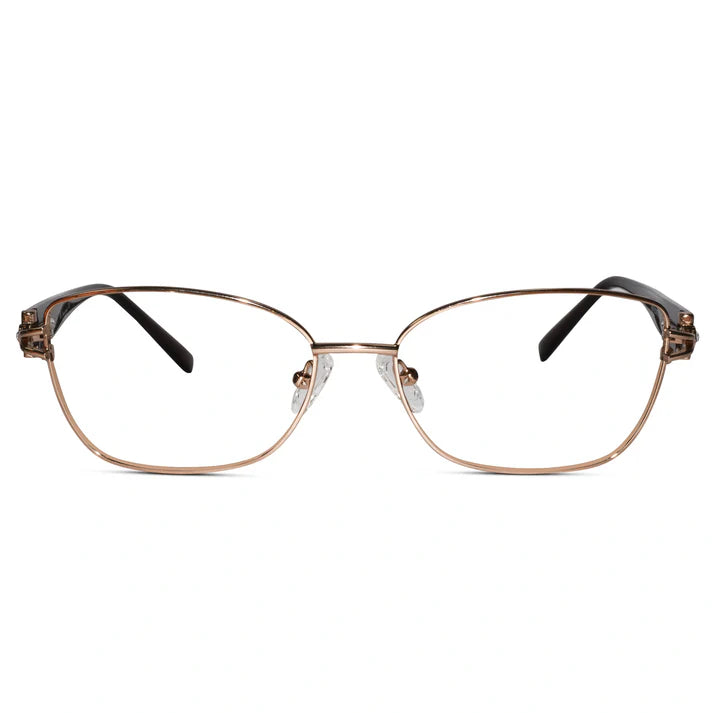Purple Designer Jewel Eyeglasses For Women