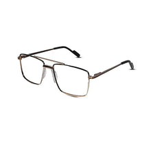 Gold Rectangular Antiglare Computer Glasses For Men