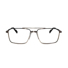 Gold Rectangular Antiglare Computer Glasses For Men