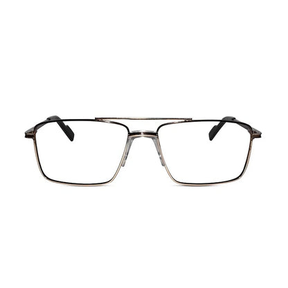 Black Rectangular Antiglare Computer Glasses For Men