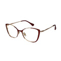 Gold Red Cat eye Eyeglasses & Computer Glasses For Women LKM0002-RED