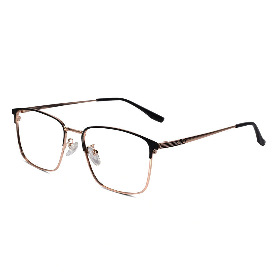 Gold Eyeglasses & Computer Glasses For Men LKE8103-Golden