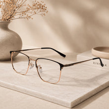 Gold Eyeglasses & Computer Glasses For Men LKE8103-Golden