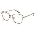 Golden Cateye Eyeglasses For Women LKE11923-GLD