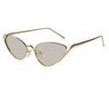 Golden Cateye Sunglasses for Women ELS2026S020-BRN