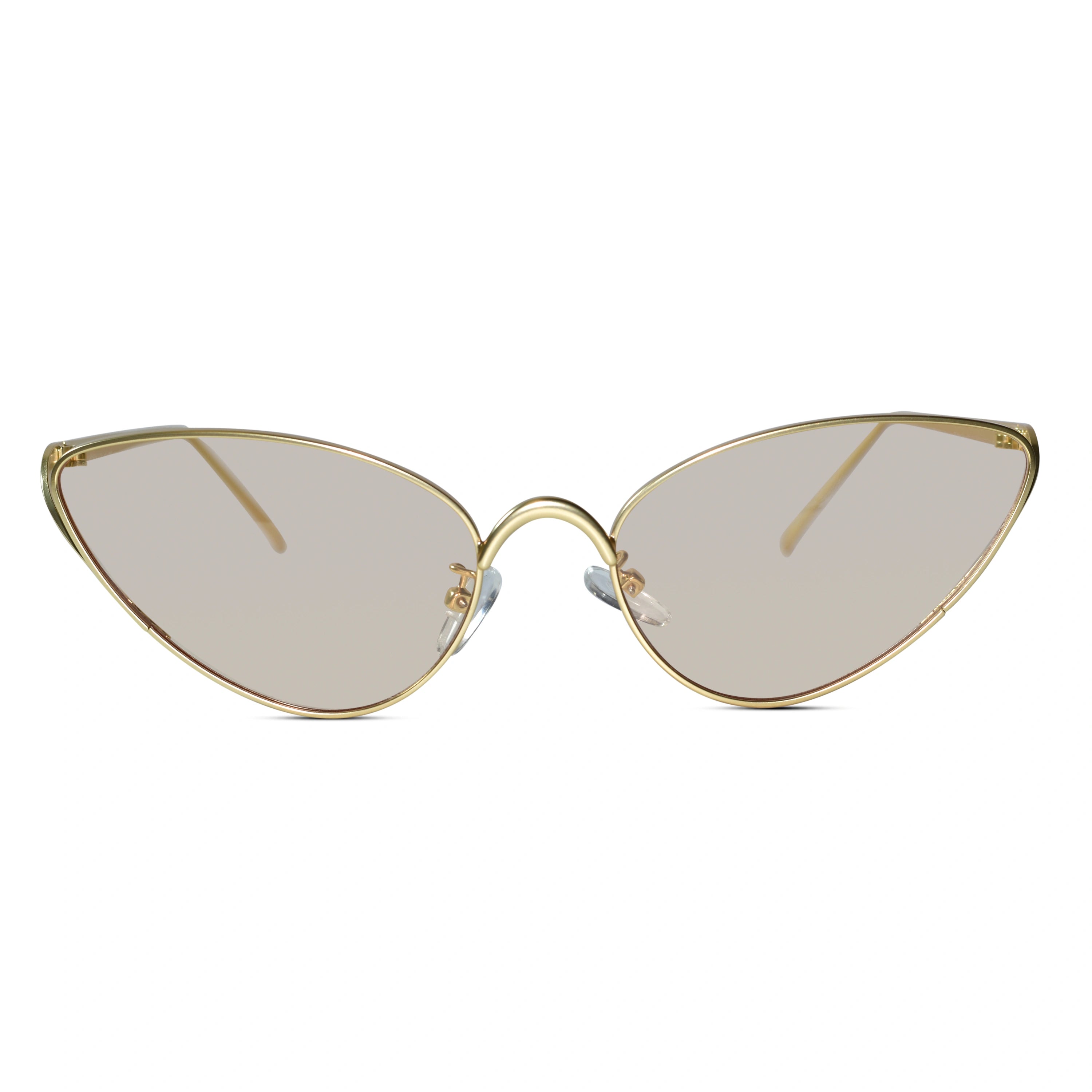 Golden Cateye Sunglasses for Women ELS2026S020-BRN