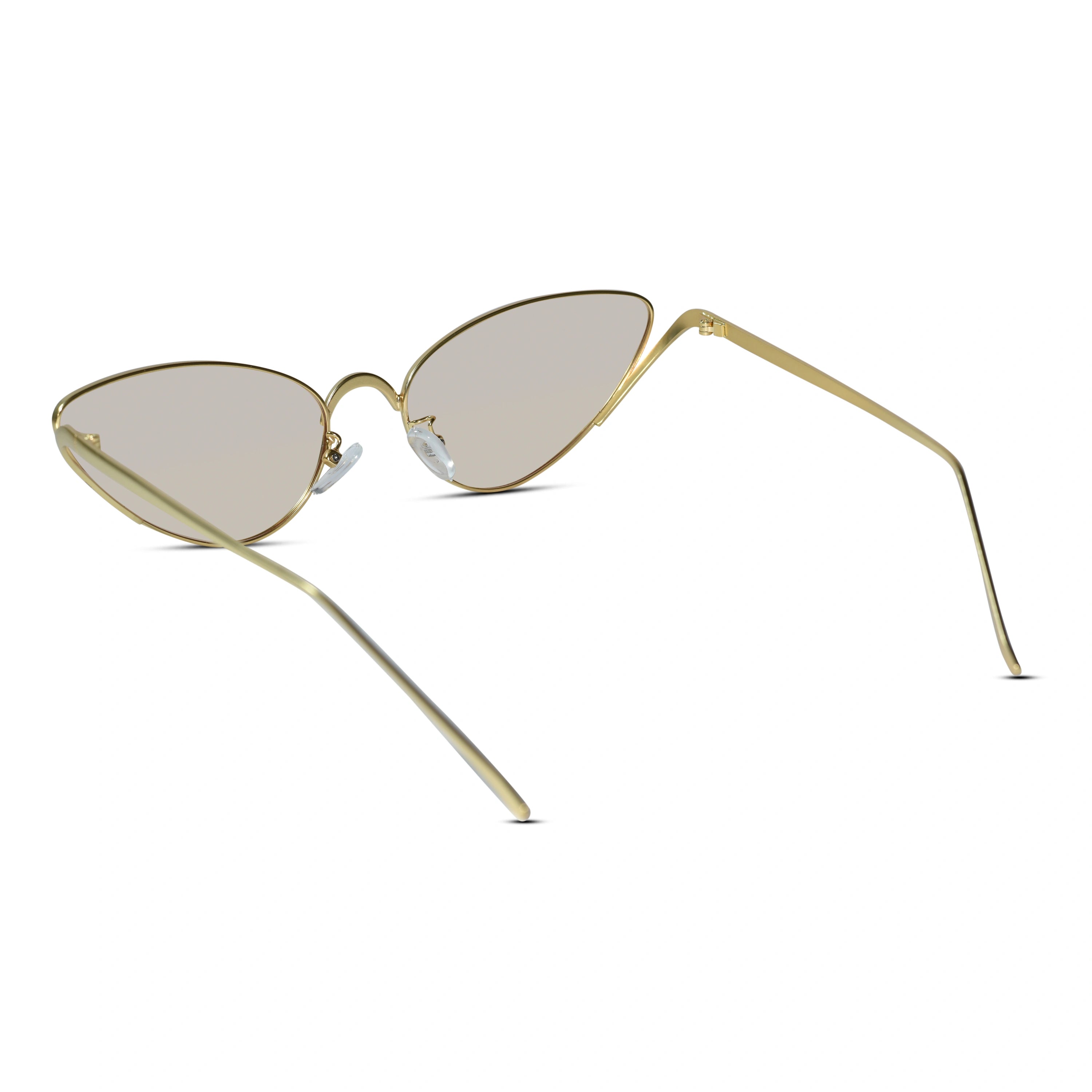Golden Cateye Sunglasses for Women ELS2026S020-BRN