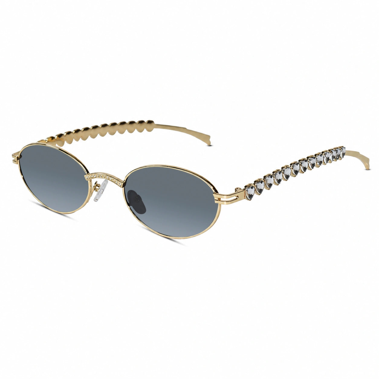 Golden Oval Sunglasses for Women ELS2026S023-BLK