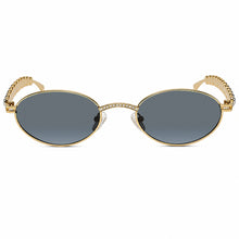 Golden Oval Sunglasses for Women
