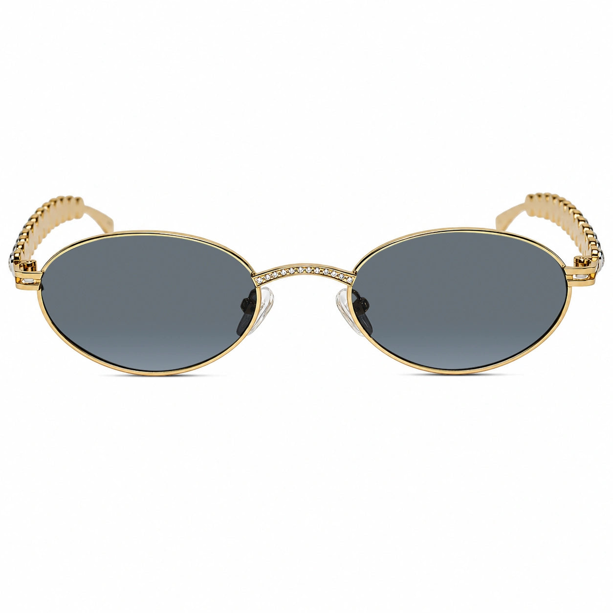 Golden Oval Sunglasses for Women ELS2026S023-BLK