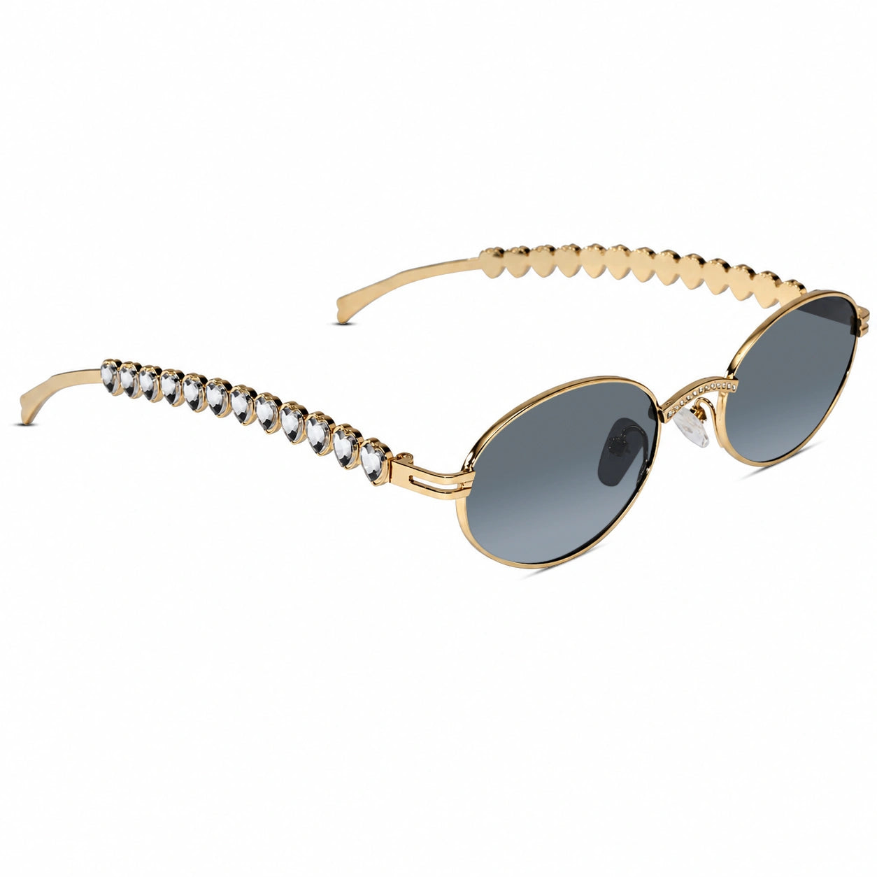 Golden Oval Sunglasses for Women ELS2026S023-BLK