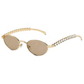 Golden Oval Sunglasses for Women ELS2026S023-BRN