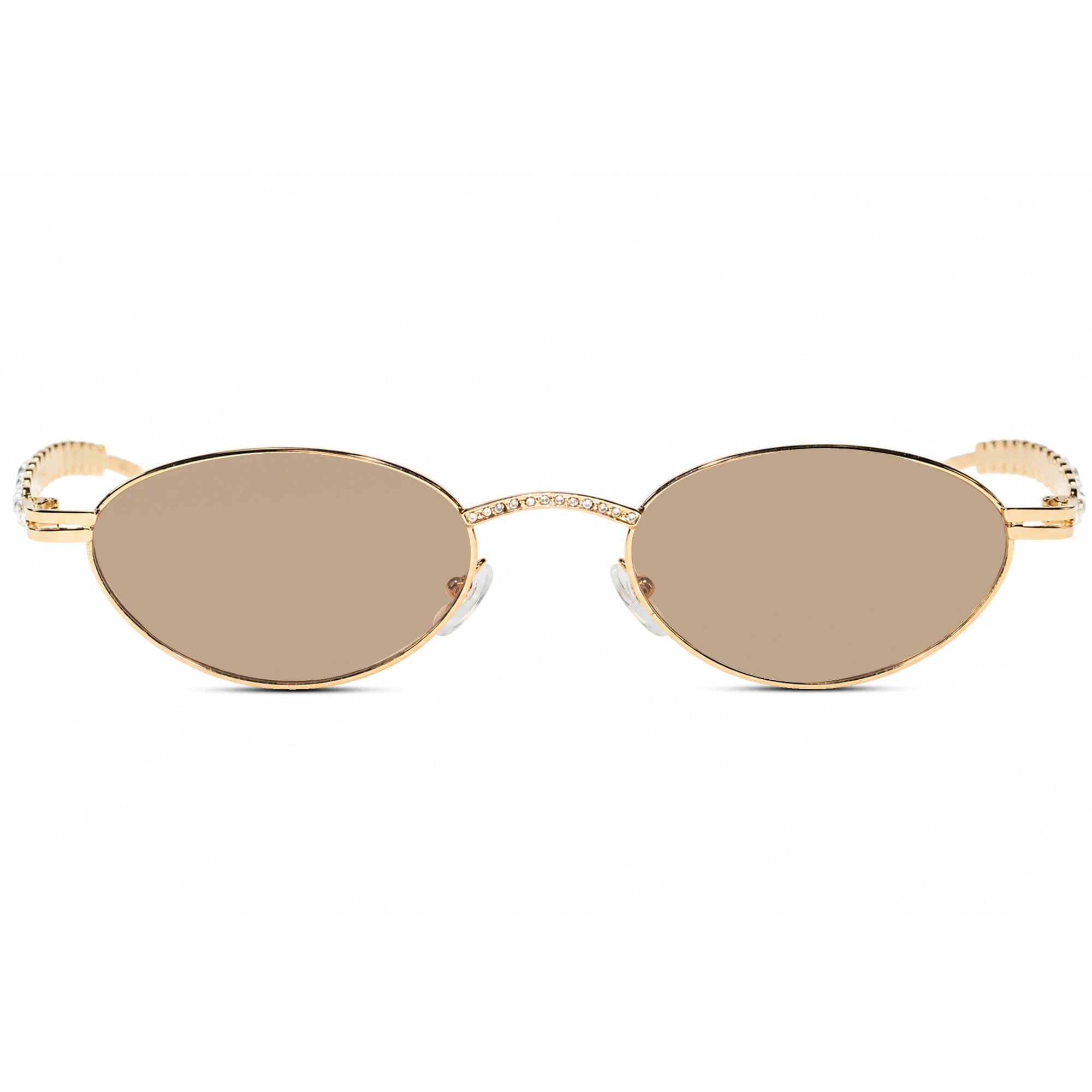 Golden Oval Sunglasses for Women ELS2026S023-BRN