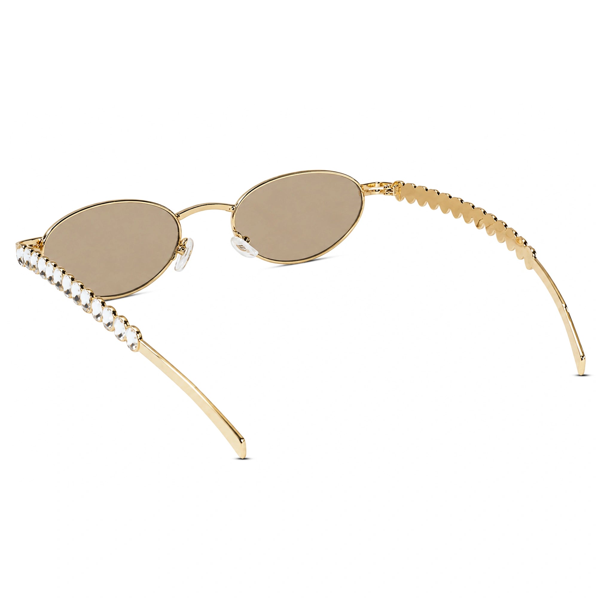 Golden Oval Sunglasses for Women ELS2026S023-BRN