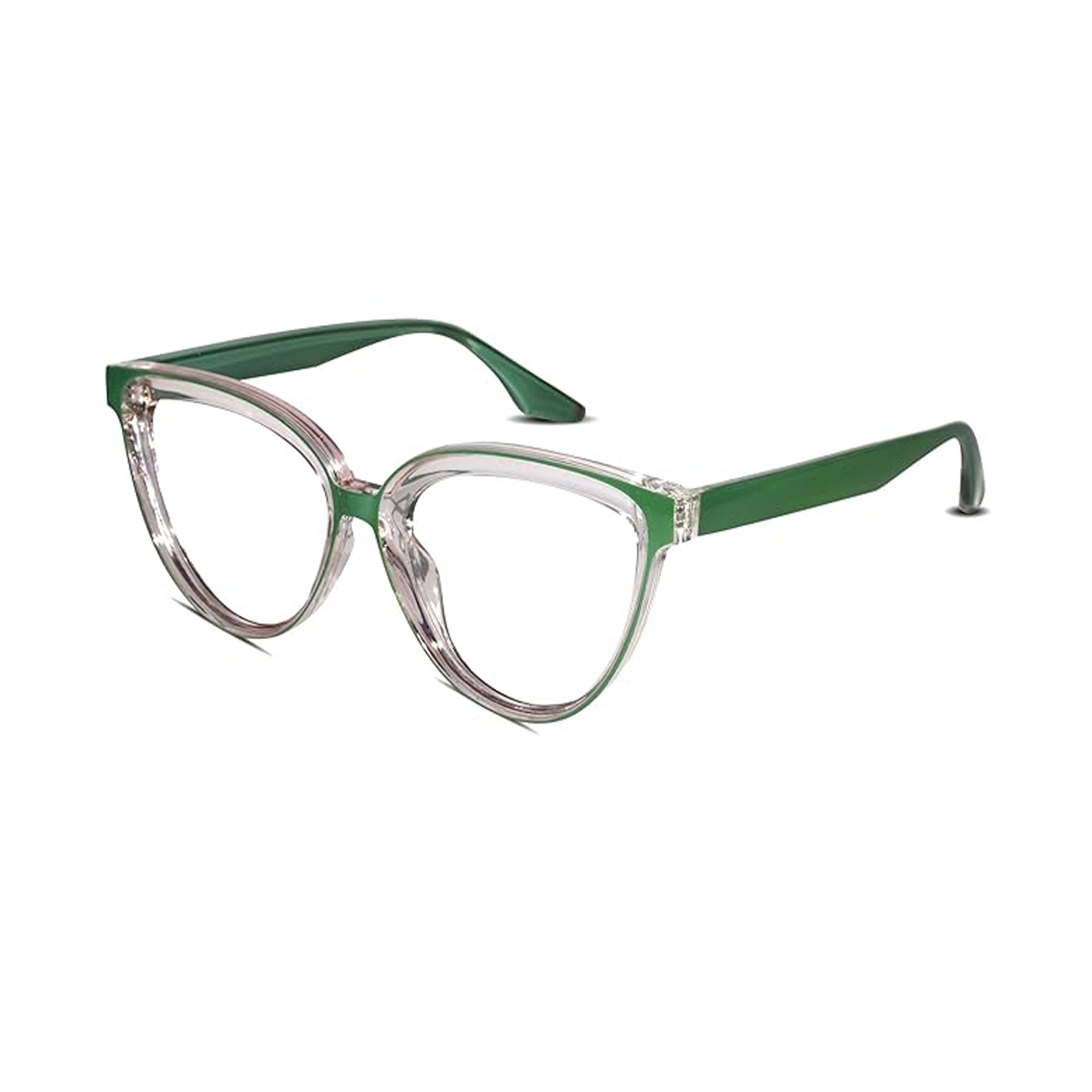 Green Cat eye Computer Glasses For Women LKE23050-GRN