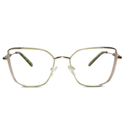 Pink Designer Rimless Cat eye Eyeglasses For Women