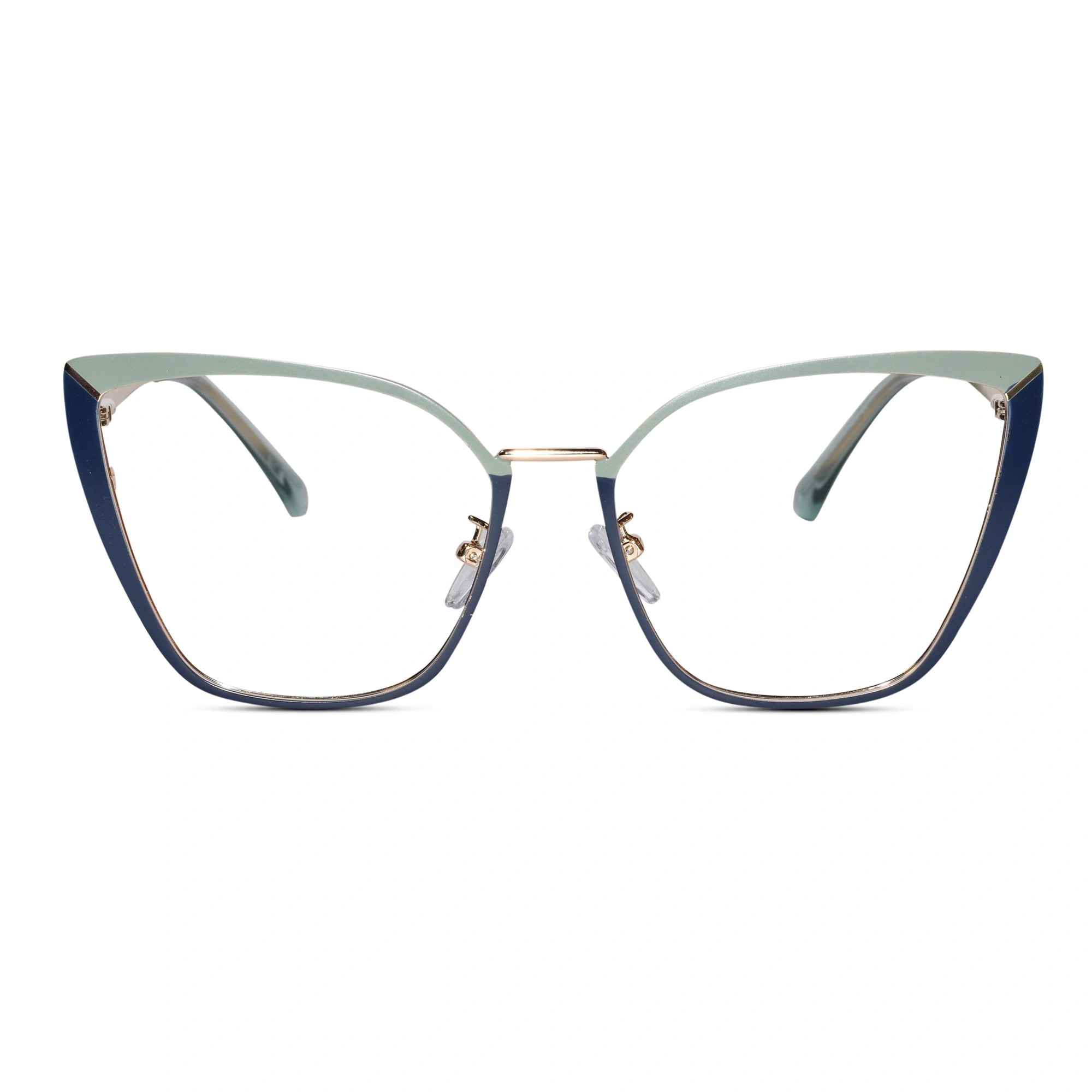 Green Cateye Eyeglasses For Women LKE9702-GRN