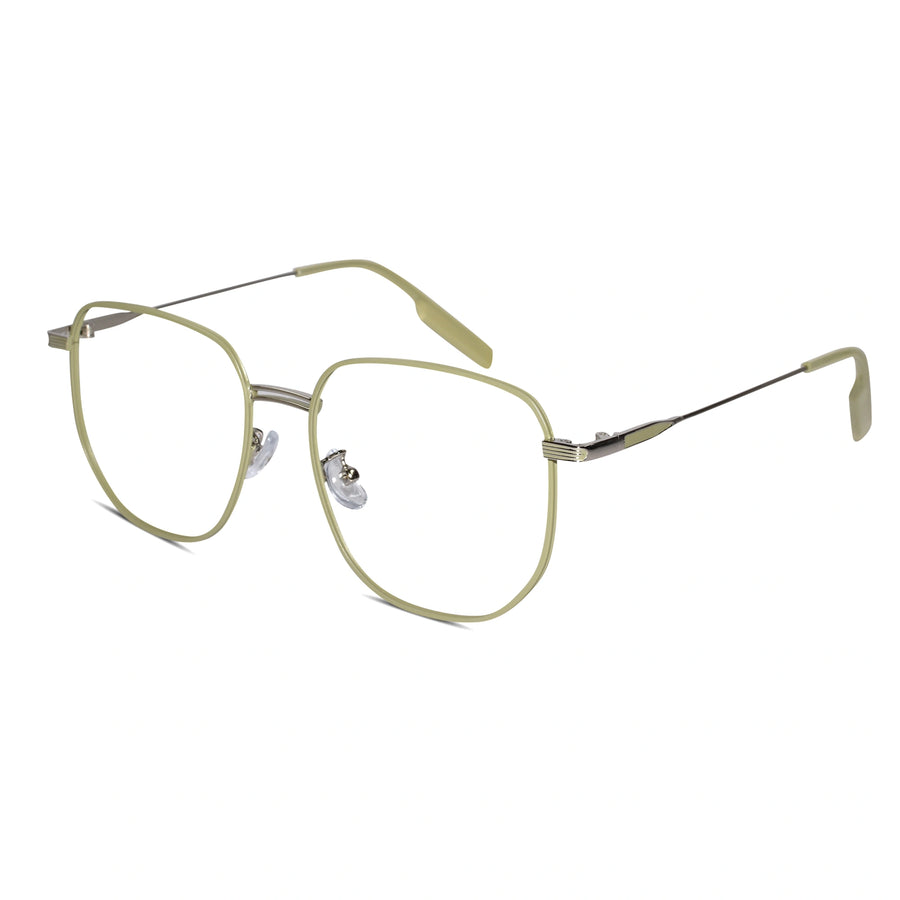 Green Oversize Eyeglasses For Women