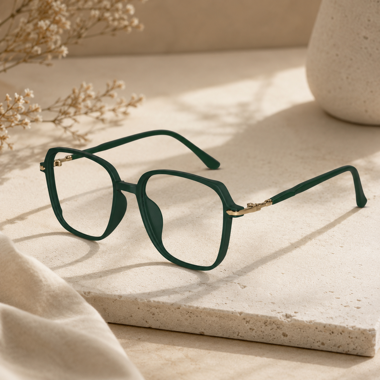 Green Wayfarer Eyeglasses men & women LKE20098-GRN