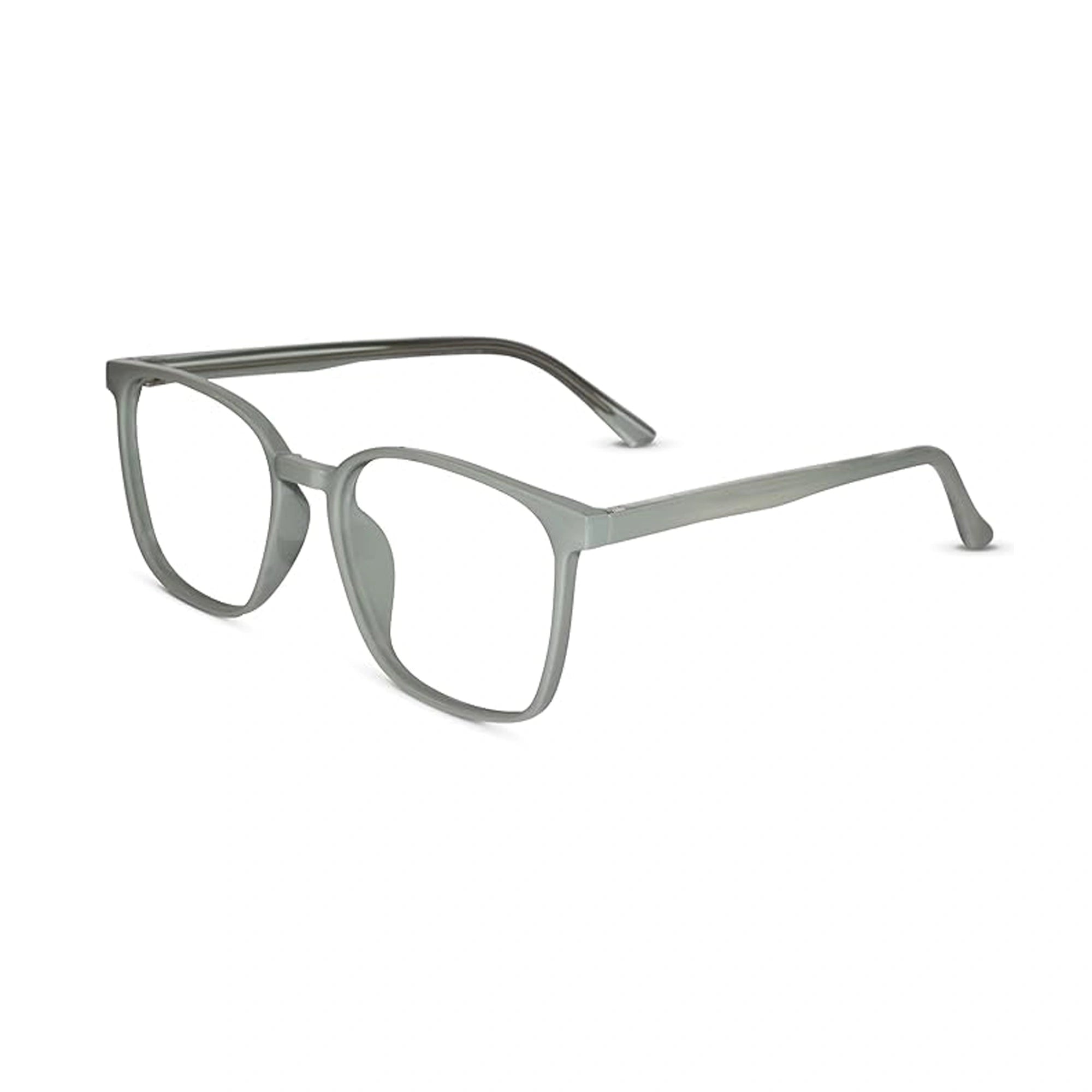 Shiny Grey Square Computer Glasses For Men & Women LKE28006-Grey