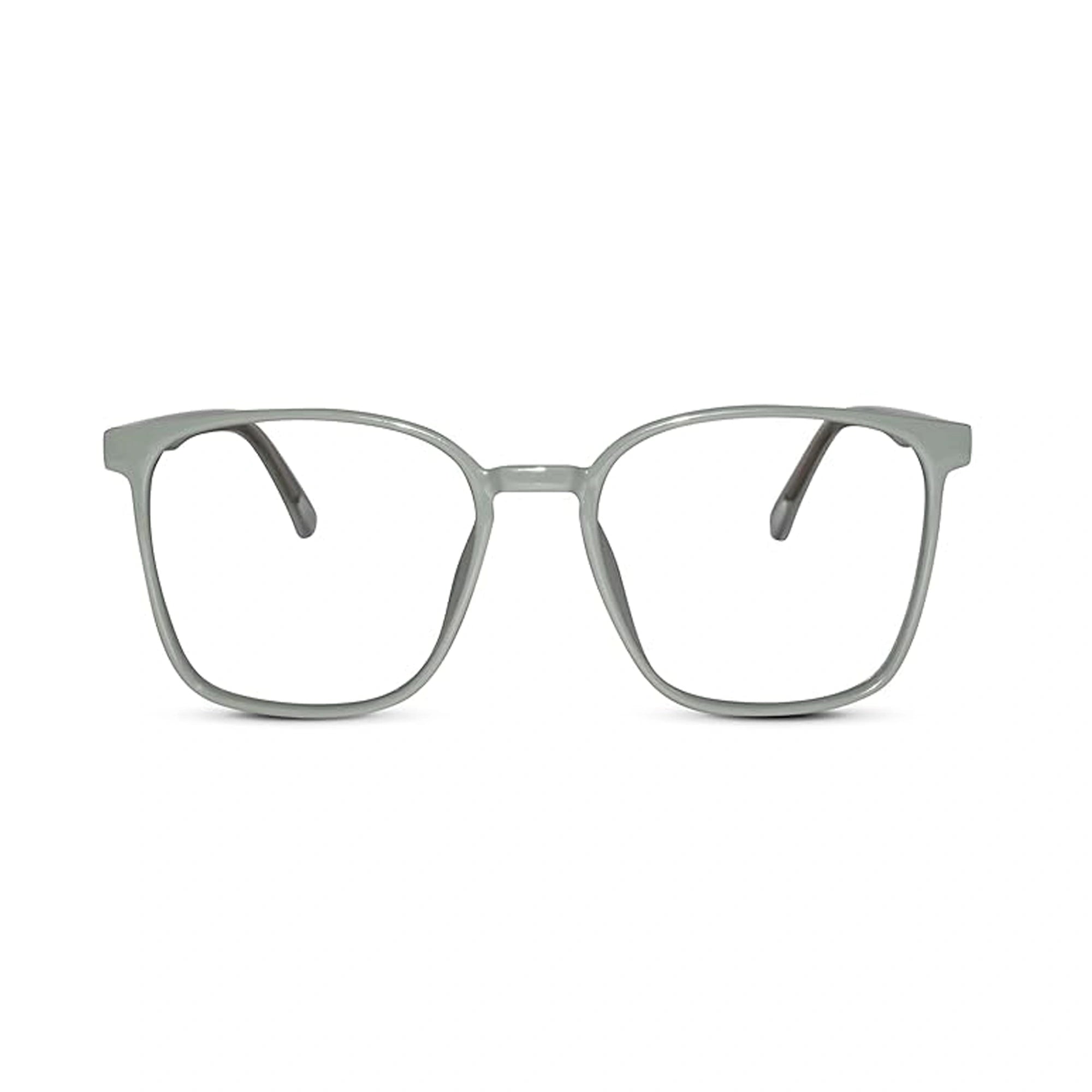 Shiny Grey Square Computer Glasses For Men & Women LKE28006-Grey