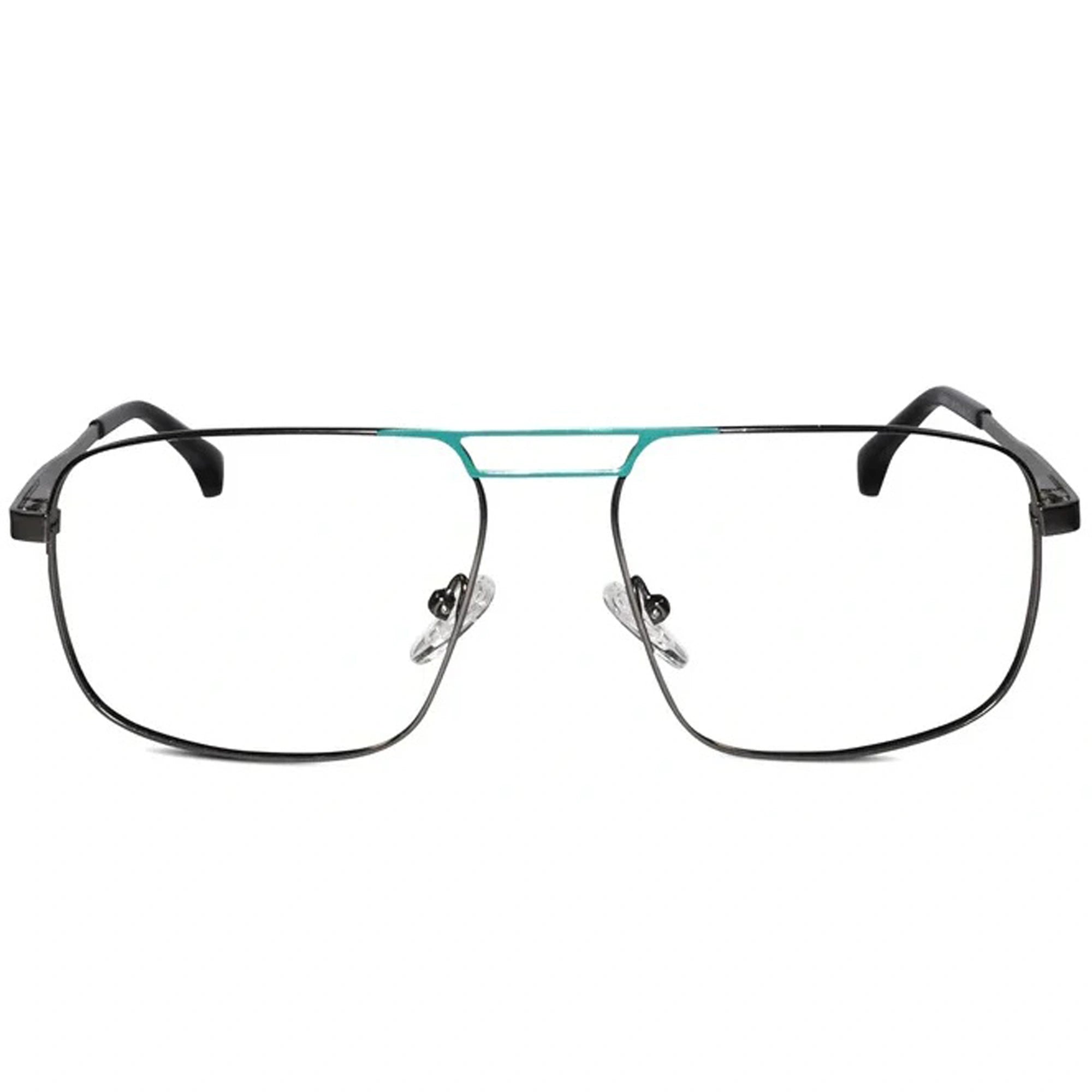Grey Aviator Eyeglasses & Computer Glasses For Men ELE8615-BLK