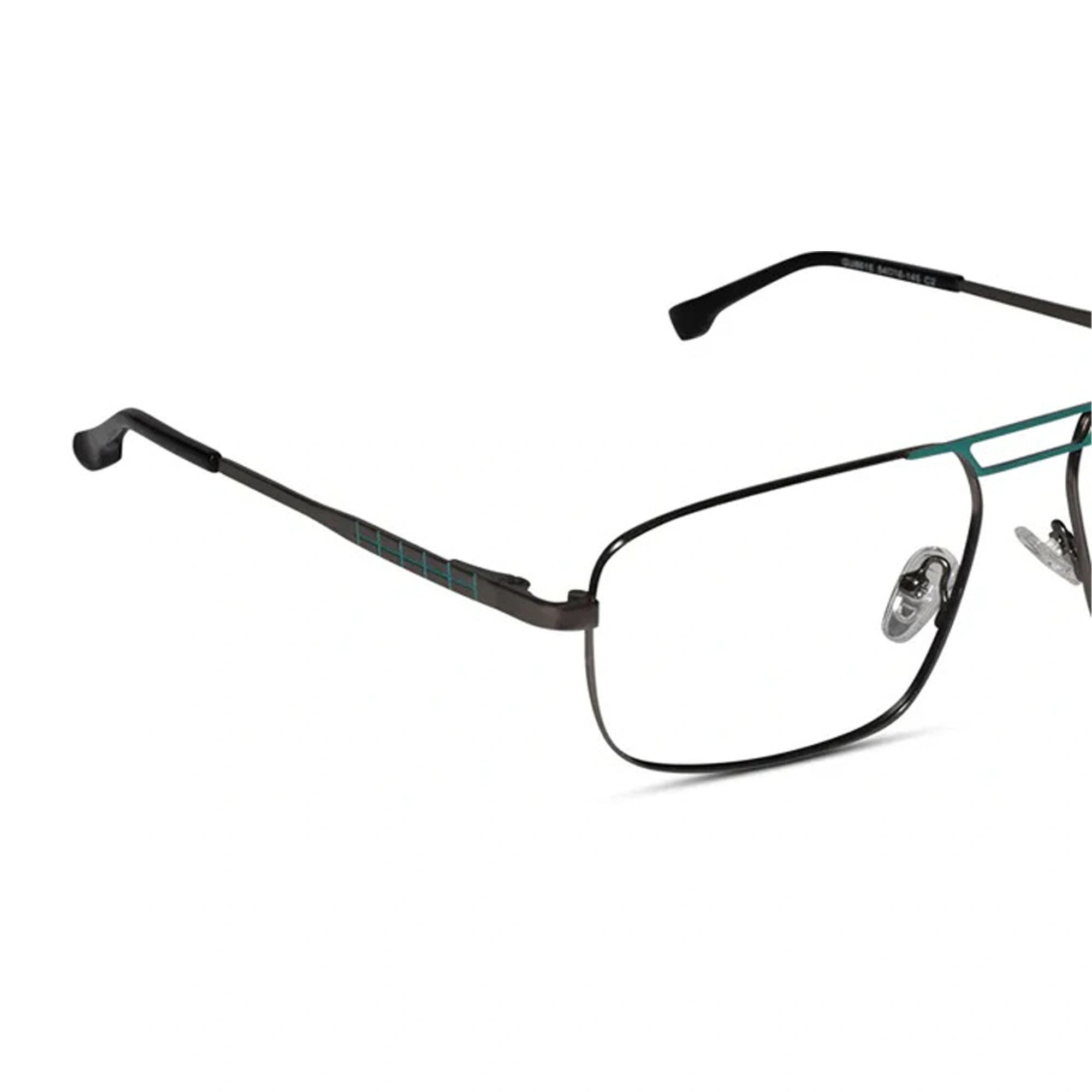 Grey Aviator Eyeglasses & Computer Glasses For Men ELE8615-BLK
