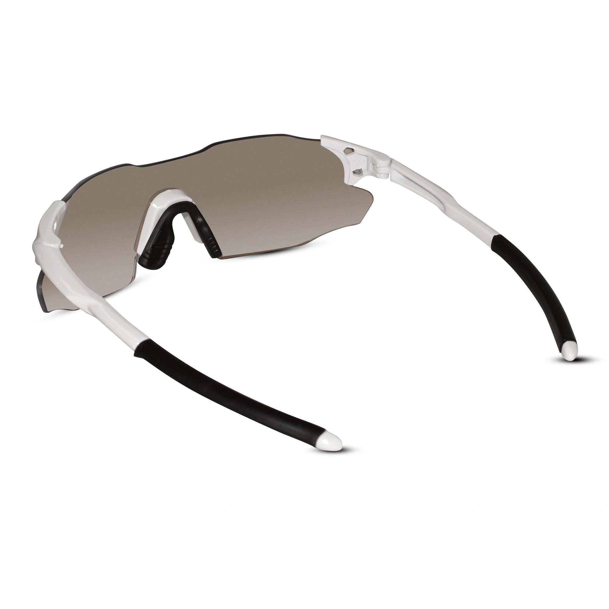 Grey And White Sports Sunglasses for Men LKS20836-White