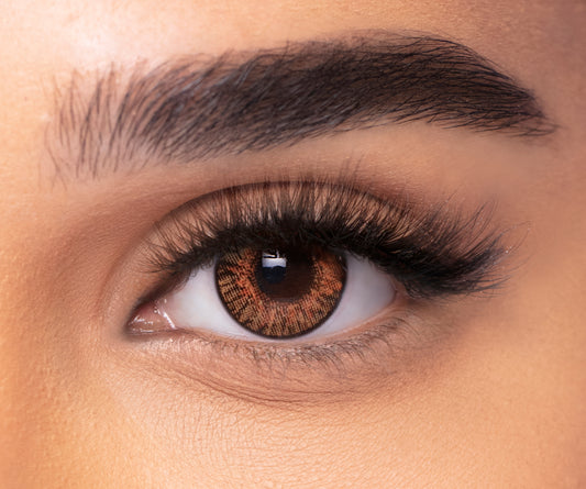 Air Optix Freshlook Colors Power Contact Lens Brown  Lens 2 Box