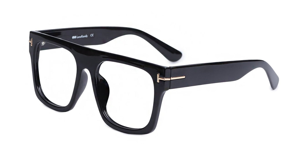 Bold Marshal black Eyeglasses for Men