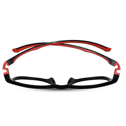 Flexible Full Rim Blue Rectangle Eyeglasses 6-10 yrs