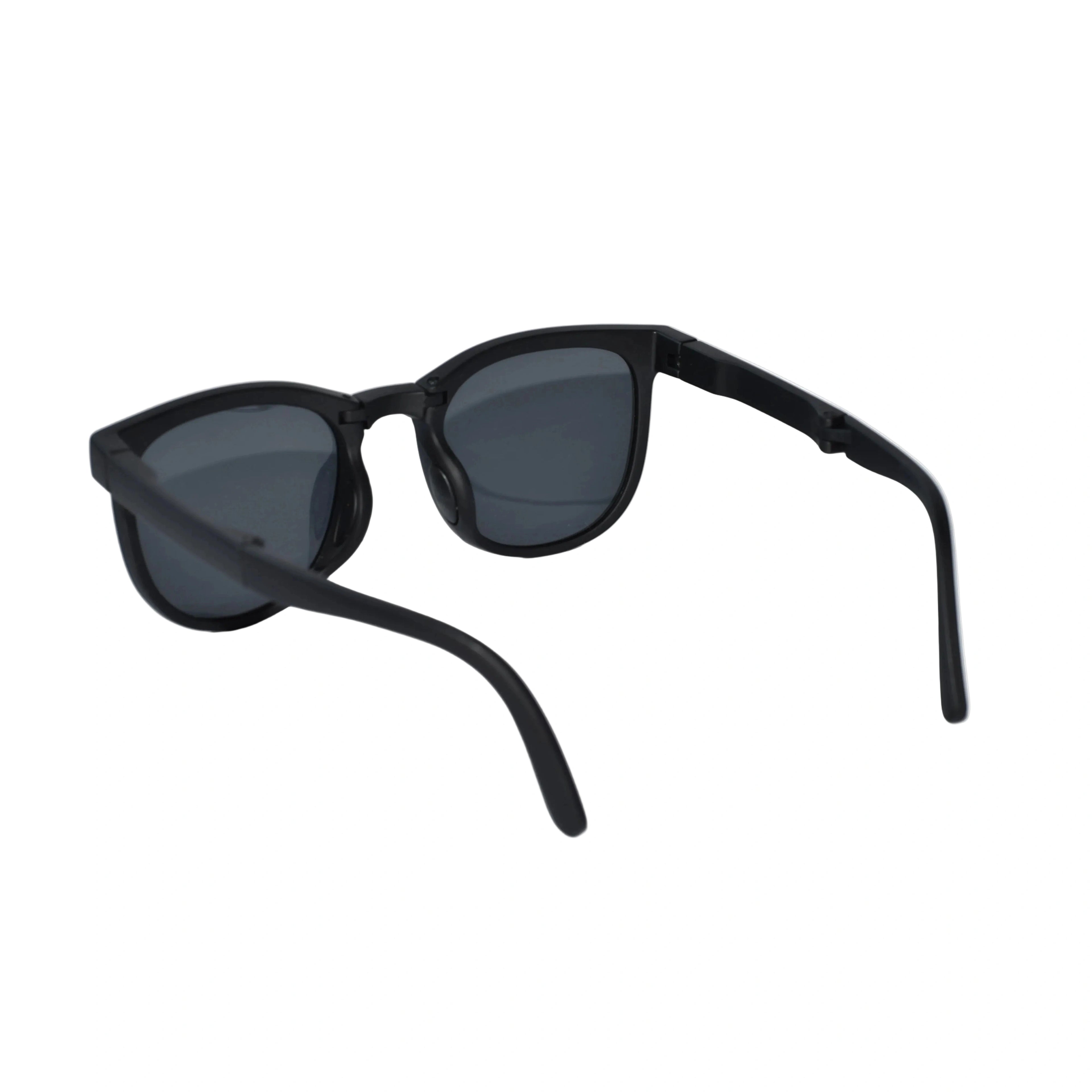 Kids Black Square Sunglasses For Girls & Boy LKKS-809-BLK