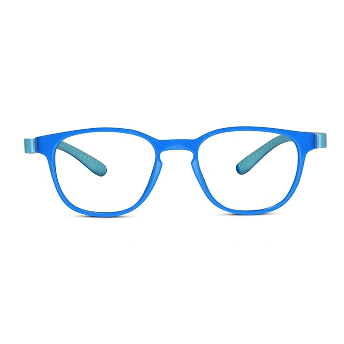 Kids Blue Flexible Computer Glasses For Kids