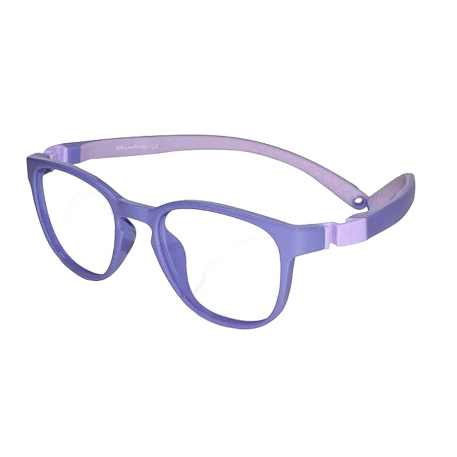 Kids Flexible Purple Computer Glasses For Kids