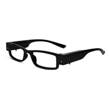 LED light Black Full Rim Reading Glasses For Men & Women LKHELRG4-BLK
