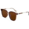 Luxury Brown Square Sunglasses For Women ELS2956-BRN