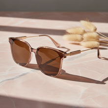 Luxury Brown Square Sunglasses For Women