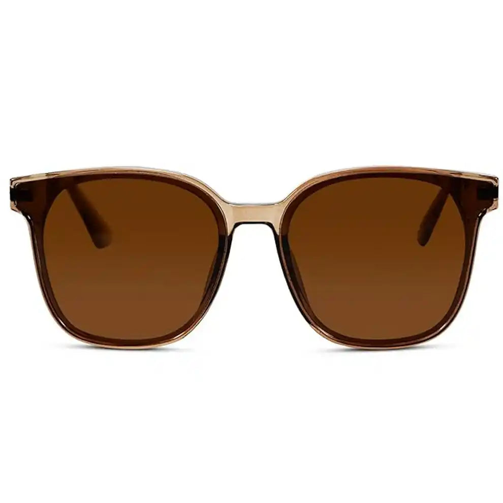 Luxury Brown Square Sunglasses For Women