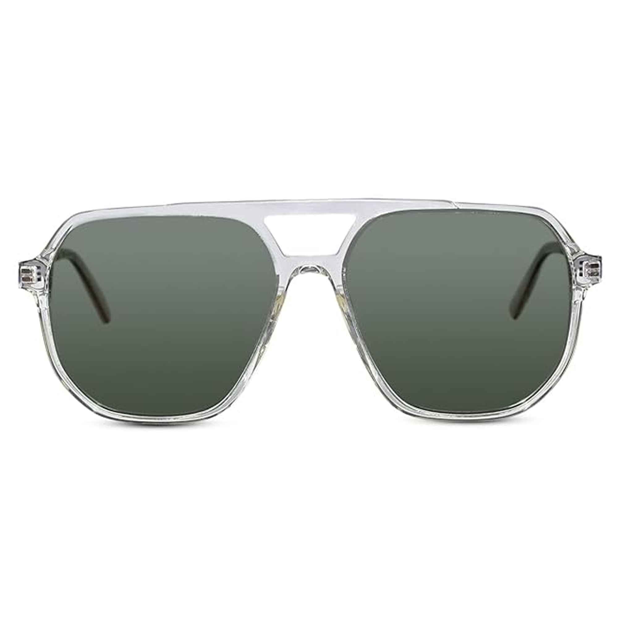 Transparent Oversize Marshall  Sunglasses For Men ELSTY108-TRANS