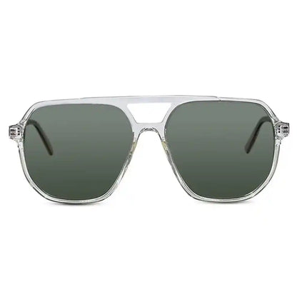 Crystal grey transparent Marshall eyeglasses
