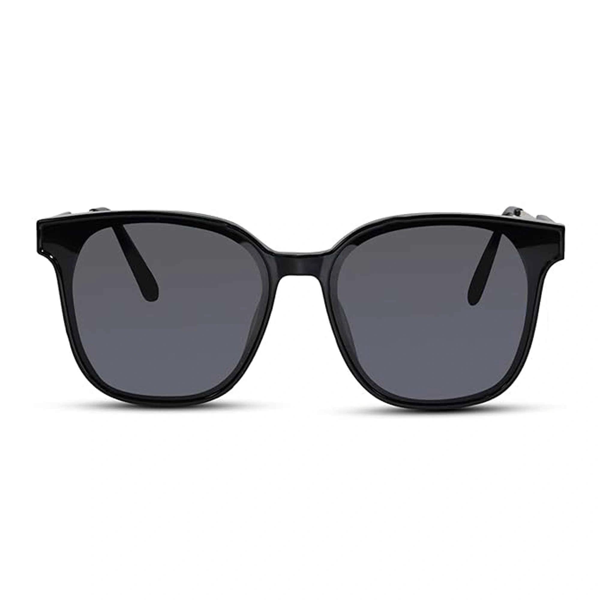 Luxury Black Square Sunglasses For Women ELS2956-BLK
