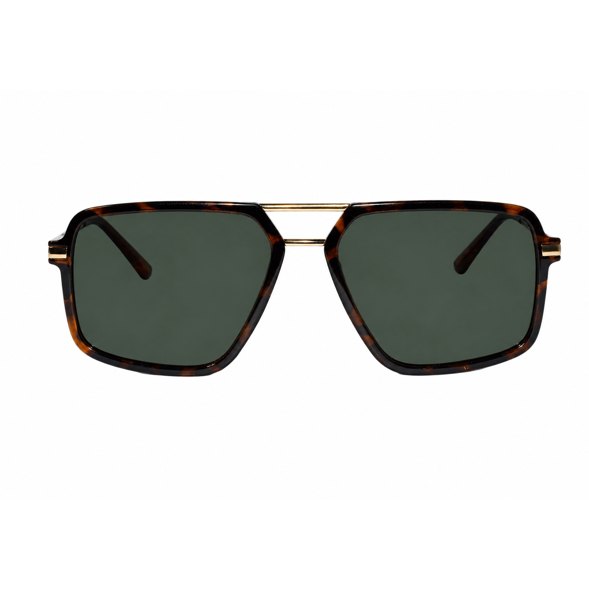 Luxury Brown Rectangular Sunglasses for Men LKS3608P-BRN