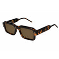 Luxury Brown Rectangular Sunglasses for Men & Women ELSZ8830-BRN