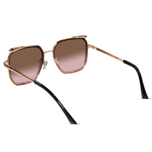 Luxury Crystal Studded Square Sunglasses for Women