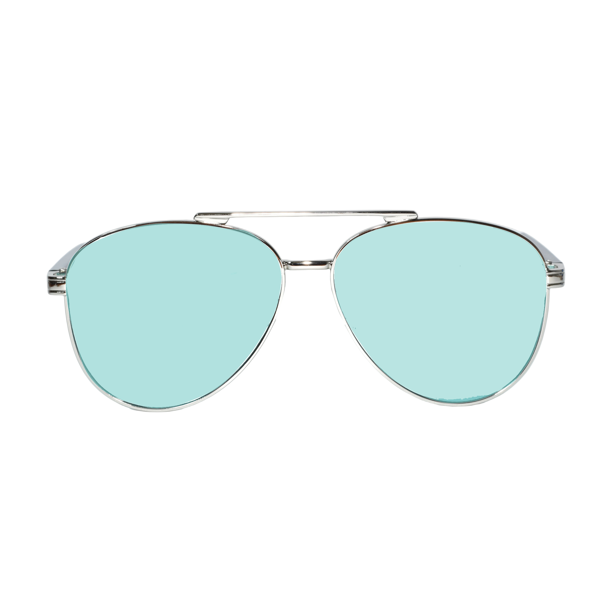 Luxury Metal Aviator Sunglasses for Men LKS3598-Aqua
