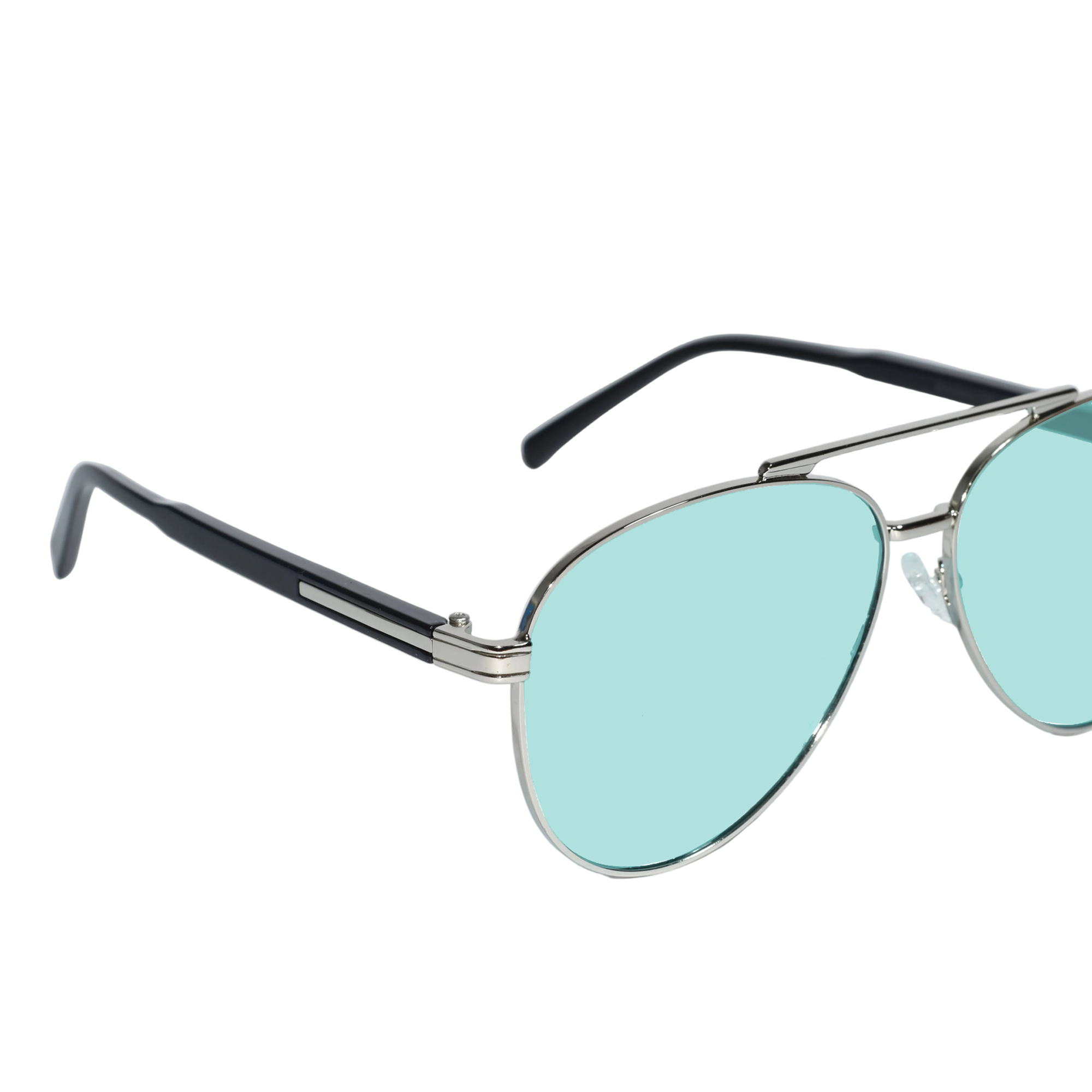 Luxury Metal Aviator Sunglasses for Men LKS3598-Aqua