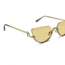 Luxury Rimless Cateye Sunglasses for Women