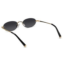 Luxury Rimless Oval Sunglasses for Men & Women